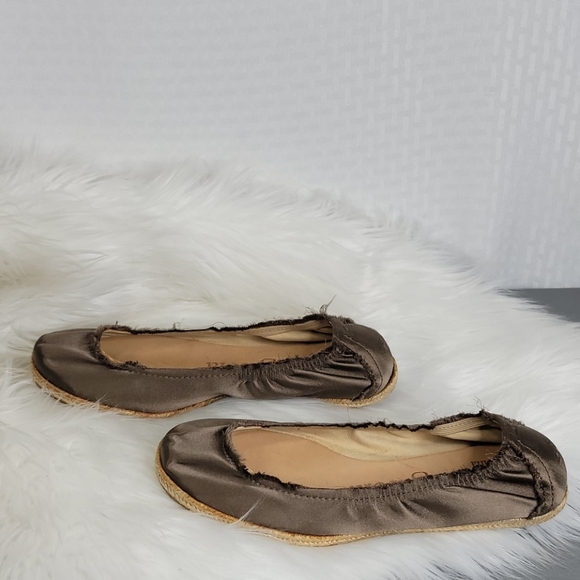 Pedro Garcia Ibiza satin espadrille flats sz 38.5 Excellent Cond - Picture 5 of 11